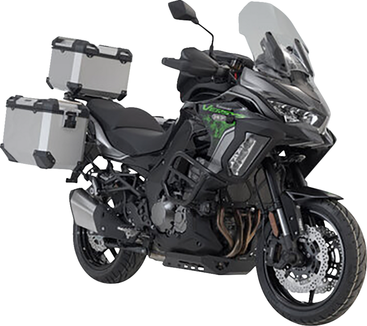Adventure Luggage System - Silver - Kawasaki Versys 1000 \'18-\'19 2018 - 2019