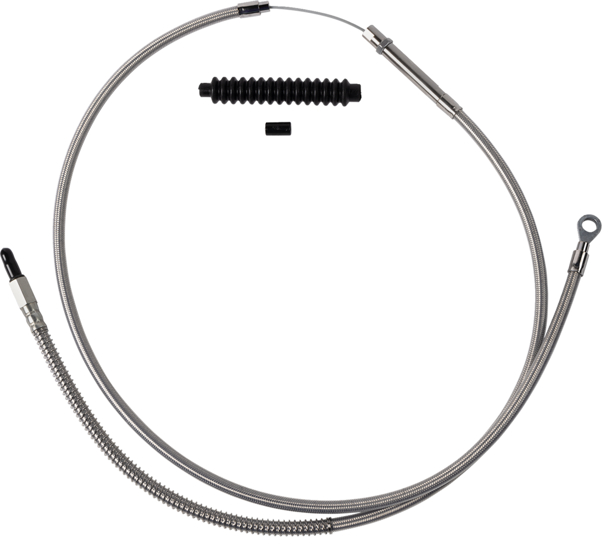 High-Efficiency Stainless Steel Clutch Cable for Harley-Davidson - +6\" - \'18-\'23 Softail 2018 - 2023