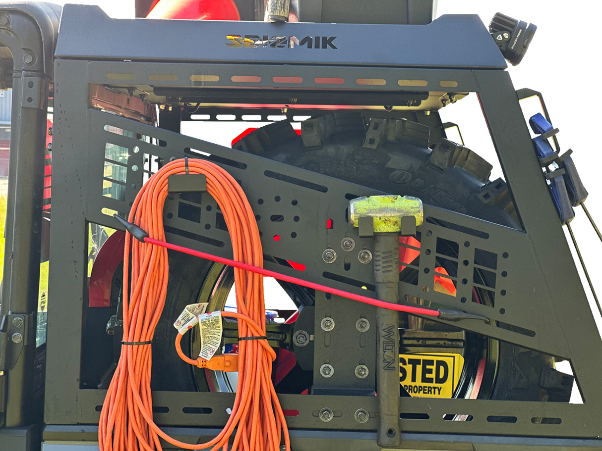 Bed Rack Kit - Full Height - Black - Cam Am/Defender | Polaris/Ranger 2016 - 2021