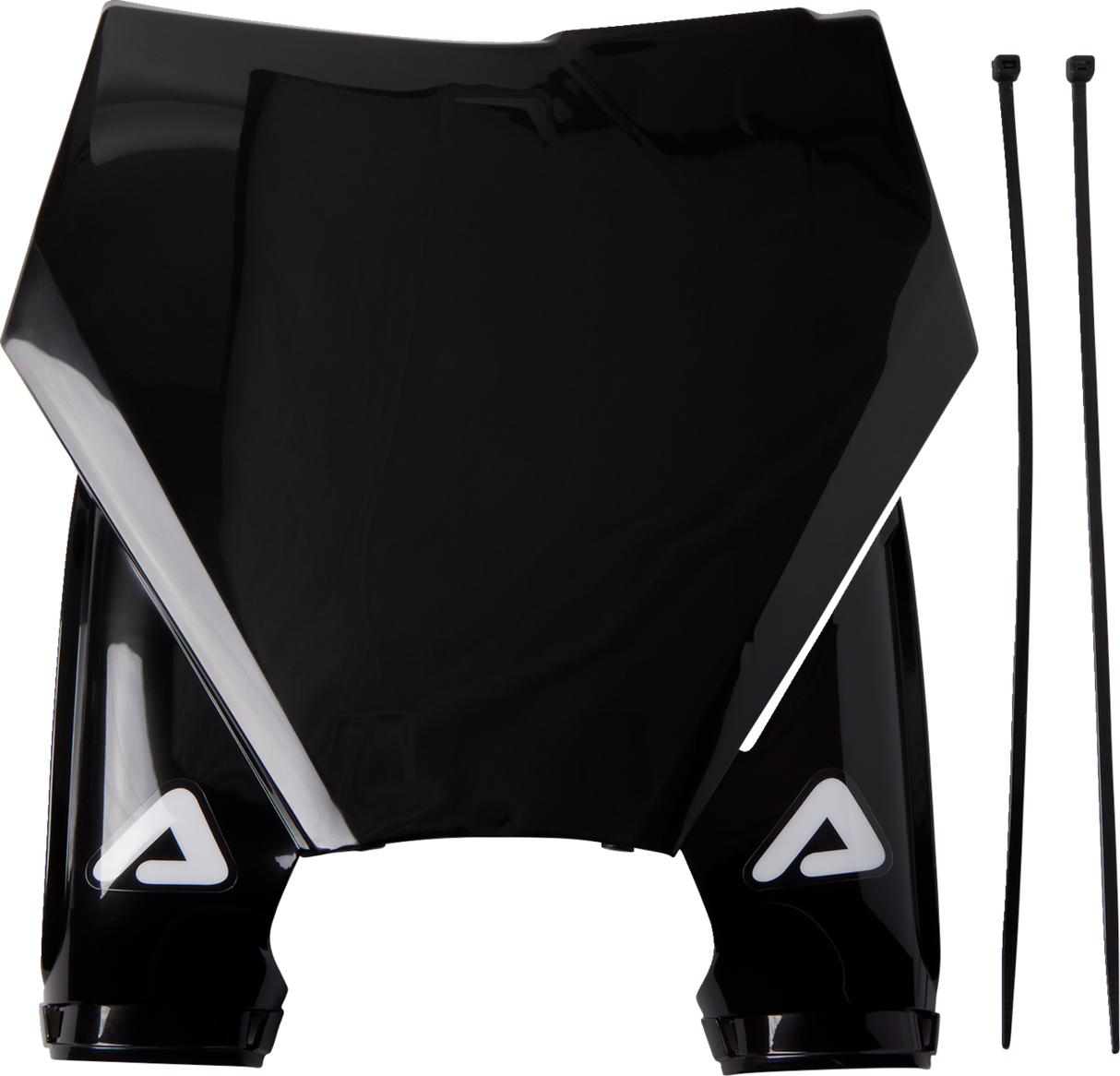 Raptor 2 Number Plate - Black/White 2023 - 2024