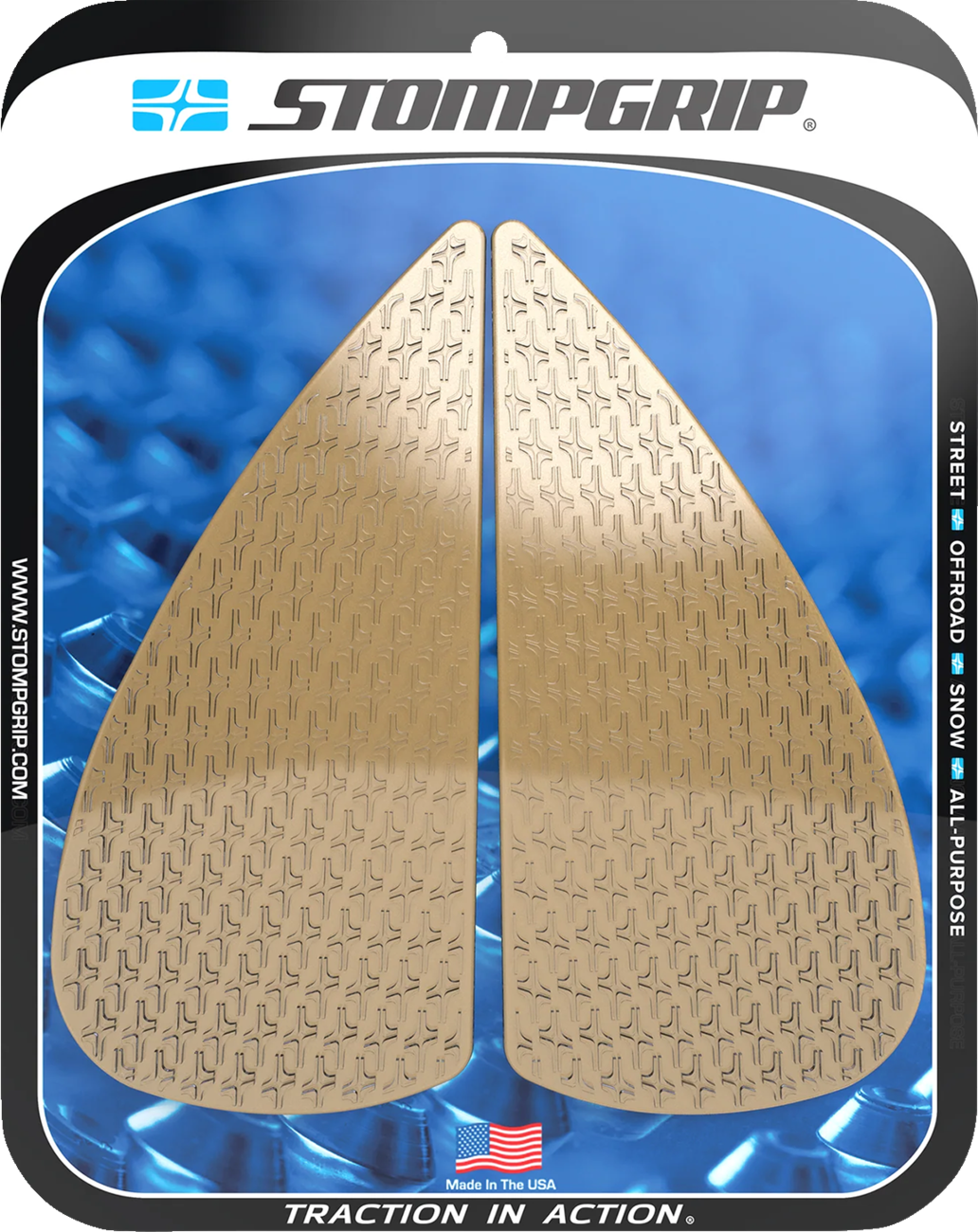 Traction Pad Tank Grips - Volcano - Clear - RC 8C 2022 - 2024