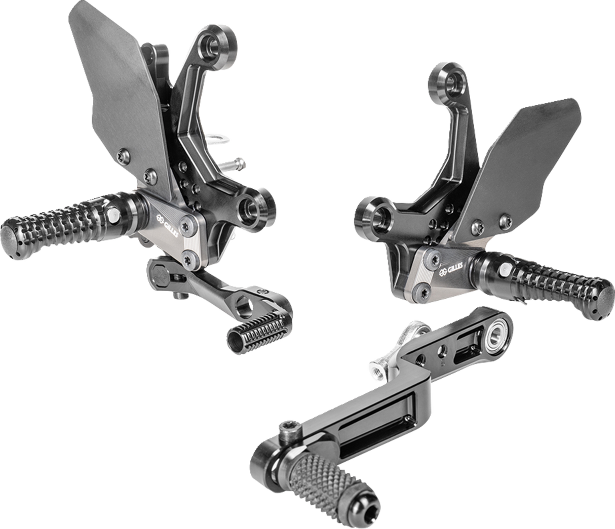 Adjustable Rearset - AS31GT - Black - Suzuki 1998 - 2007