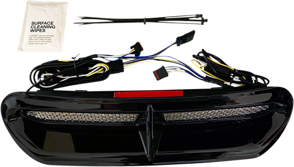 LED Vent Insert - Amber/White - Black w/ Stainless Mesh 2014 - 2023