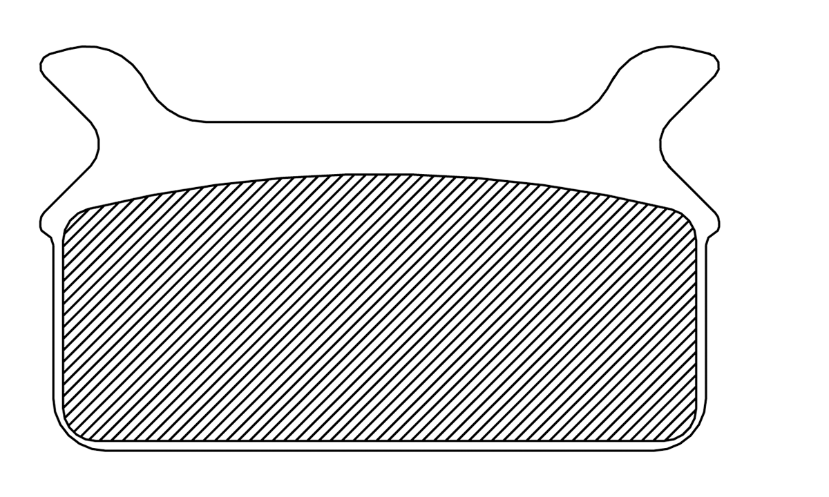 Organic Brake Pads - Touring 1986 - 1999