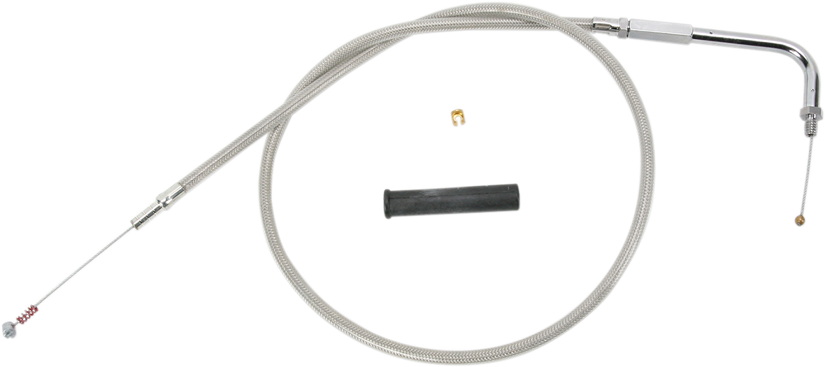 Stainless Braided Idle Cable - 38\" 1990 - 1995