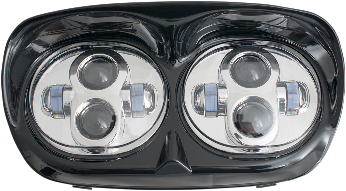 LED Headlight Assembly - Road Glide - Chrome 1998 - 2013
