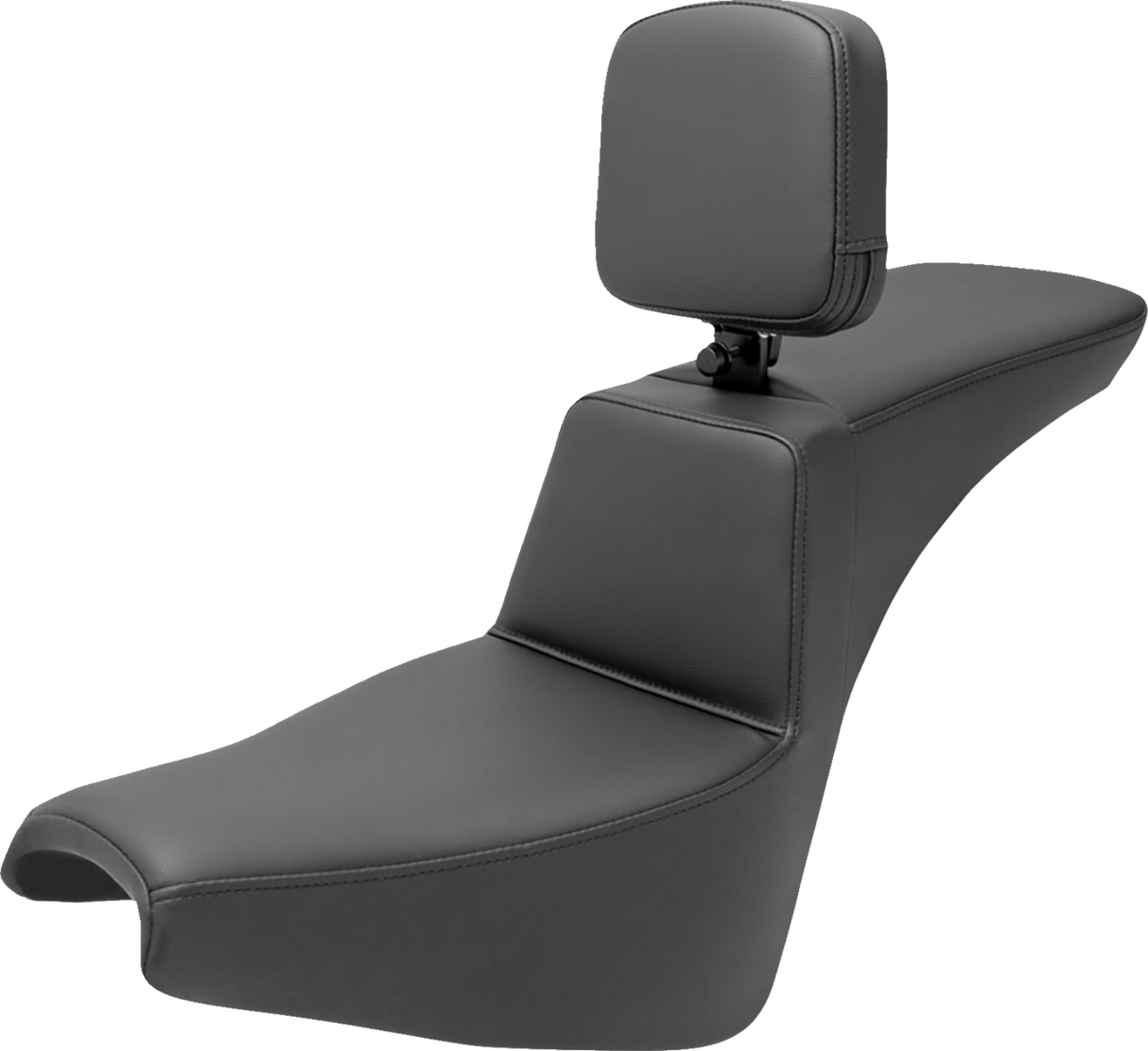 Tour Step-Up Seat - Rider Backrest - Plain - FXBB/FXST \'18-\'23 2018 - 2023