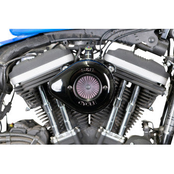 S&S CYCLE 1010-2969 Air Stinger Stealth Air Cleaner Kit Air Stinger Stealth Air Cleaner Kit - Black