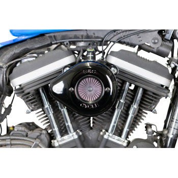 S&S CYCLE  1010-2969 Air Stinger Stealth Air Cleaner Kit Air Stinger Stealth Air Cleaner Kit - Black