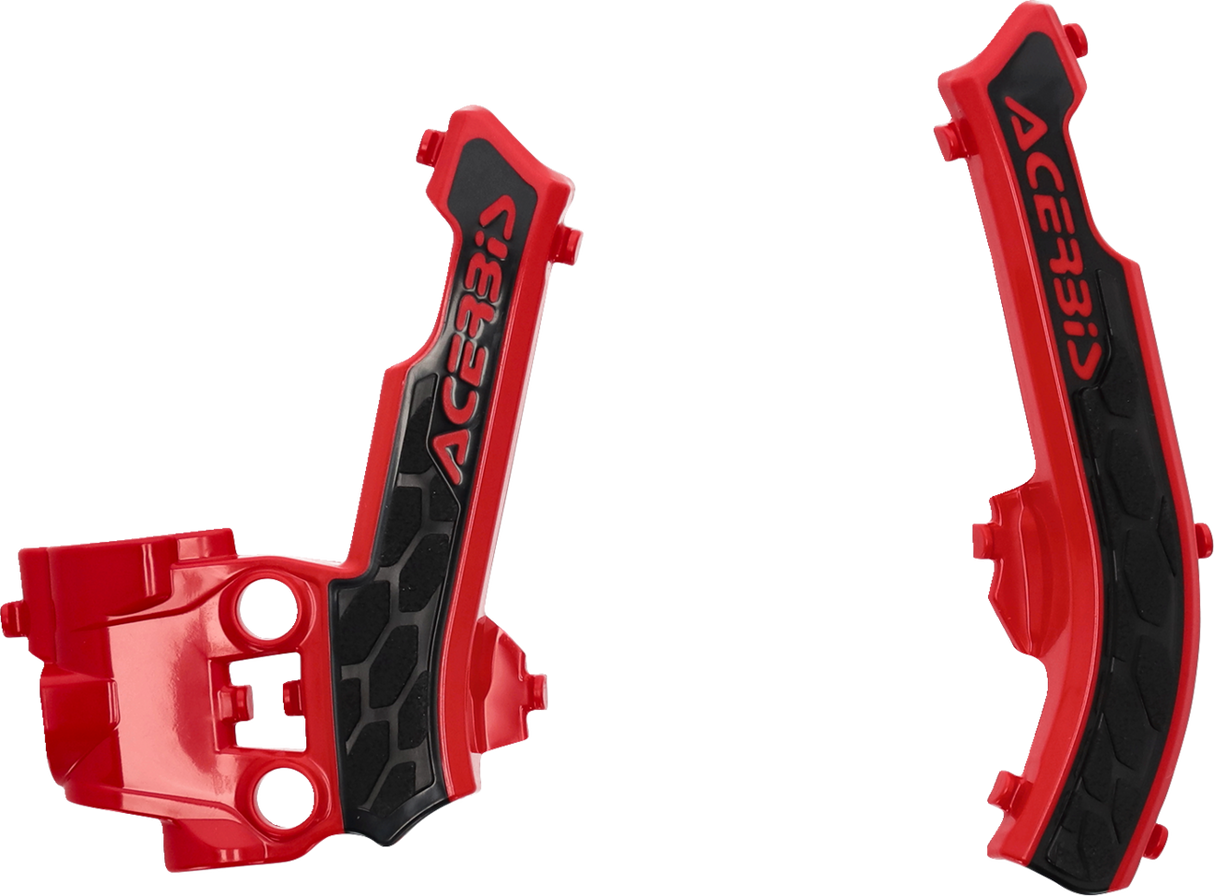 X-Grip Frame Guards - Red/Black - Gas Gas | Husqvarna | KTM 2016 - 2023