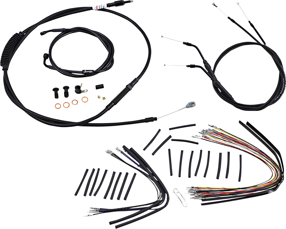 Control Kit - 12\" Ape Hanger Handlebars 2007 - 2011