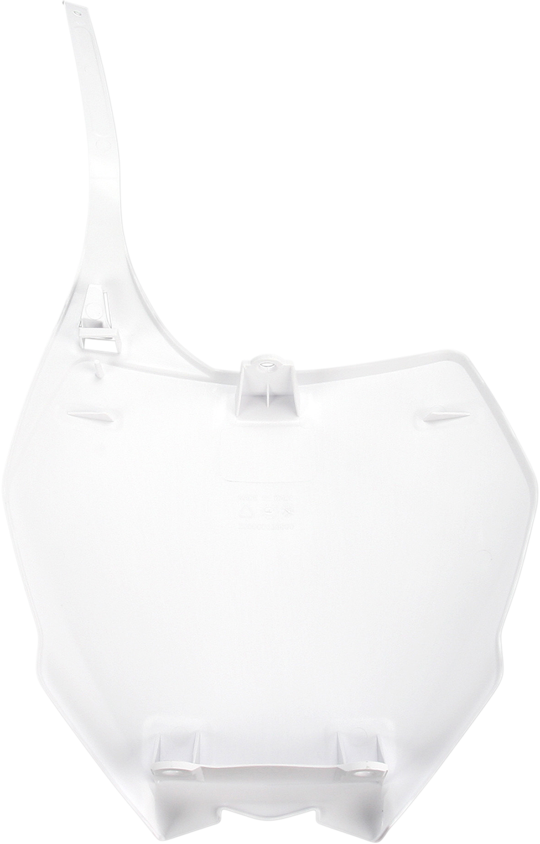 Front Number Plate - White 2006 - 2014