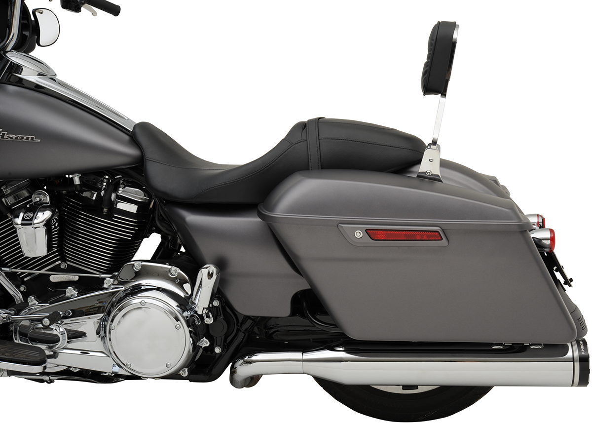 2-into-2 Dominator Exhaust System with 4-1/2\" Mufflers - Chrome - FL 2017 - 2022