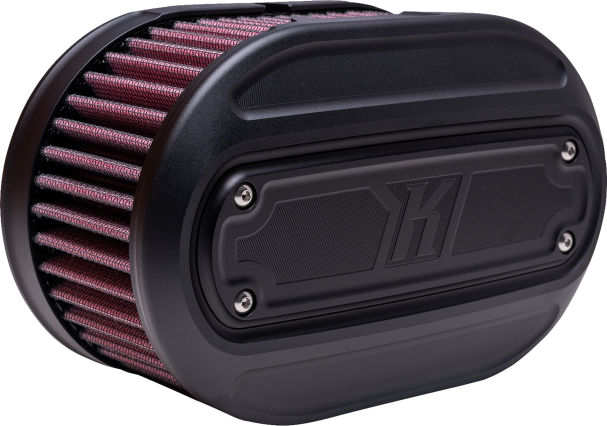Oval Air Cleaner Kit - Black - Touring 2023 - 2024