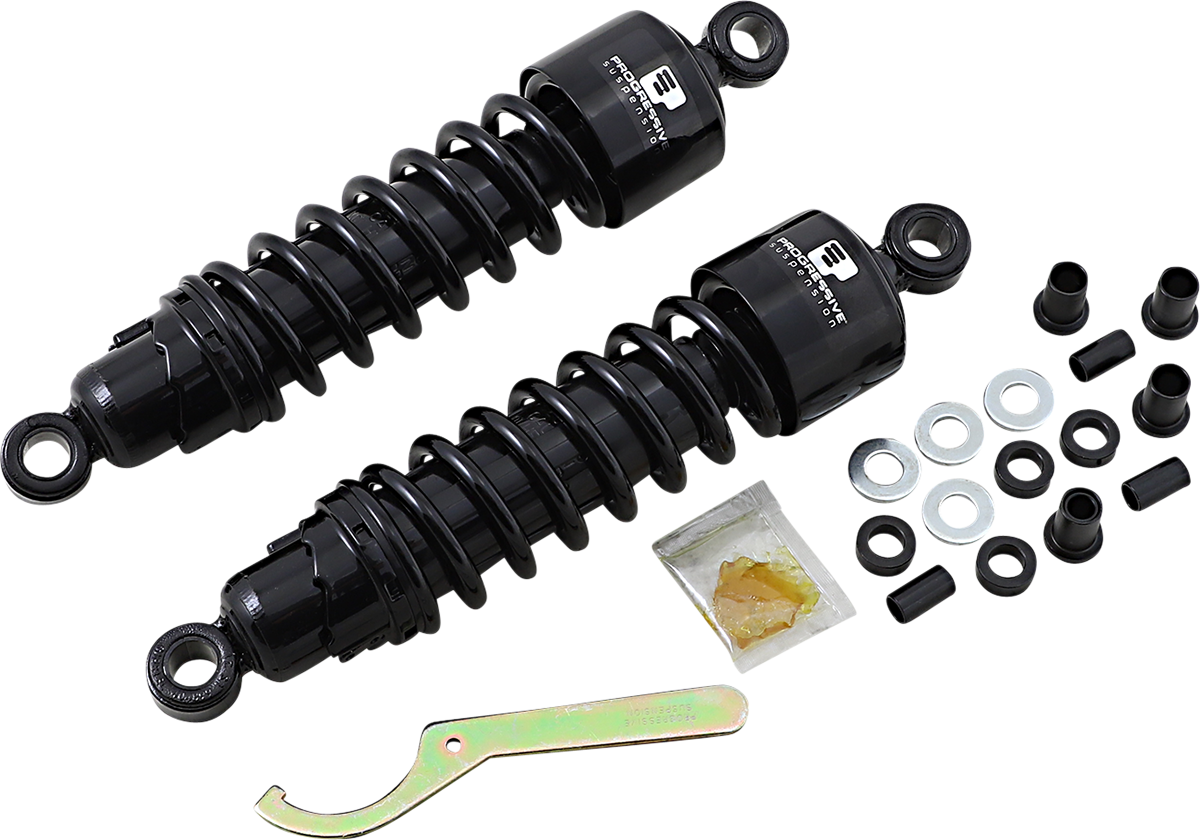412 Series Shock - 12\" - Standard - Black - FLH/T 2006 - 2024