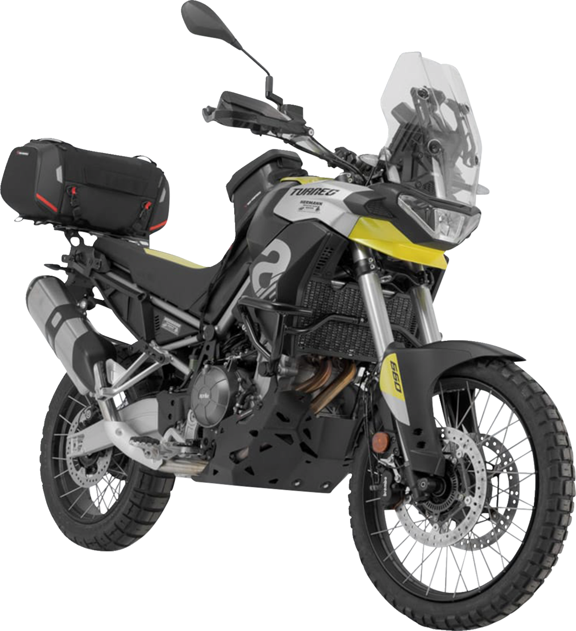 Rackpack Tail Bag System - Black - Aprilia Tuareg 660 \'22-\'24 2022 - 2024