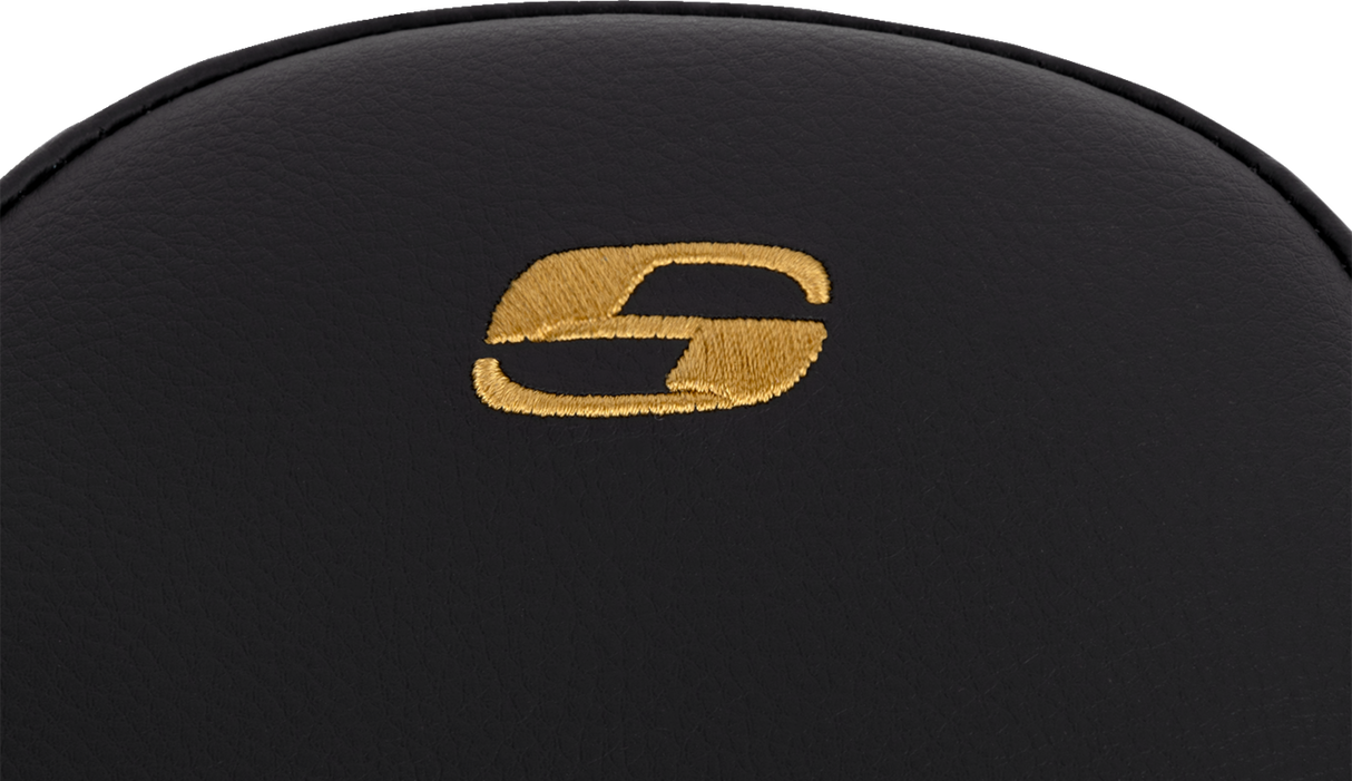 Step-Up Seat - Front Lattice Stitch - Gold Stitch - FLH/FLT \'08-\'23 2008 - 2023