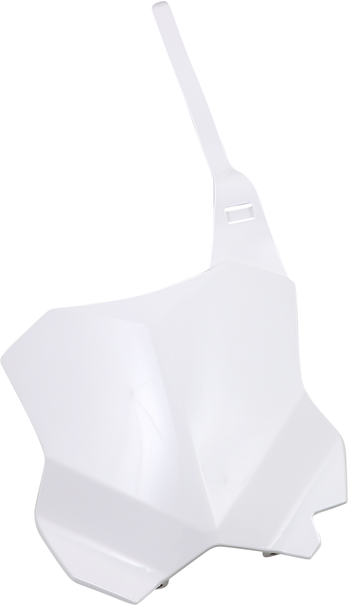 Front Number Plate - White 2016 - 2023