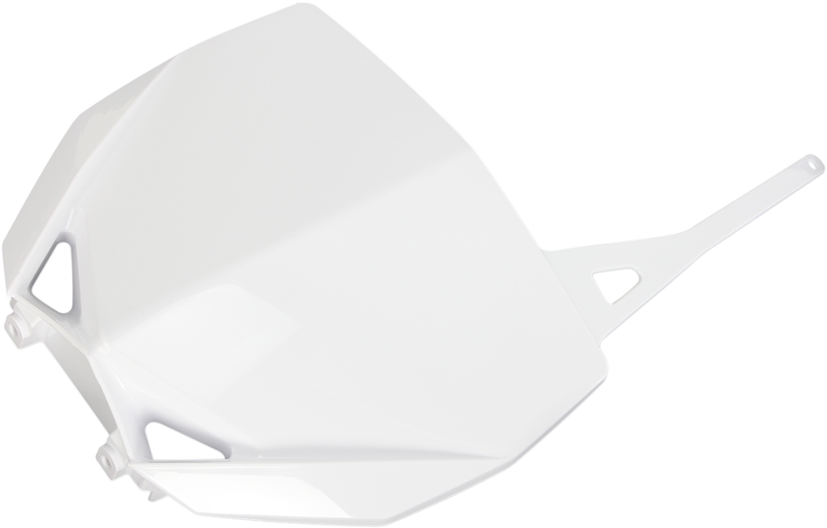 Front Number Plate - White 2015 - 2023