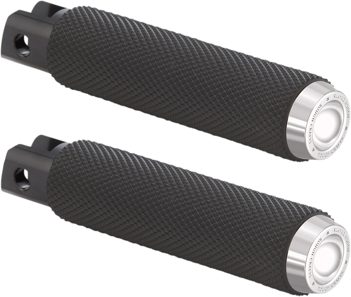 Driver Pegs - Chrome - Knurled 2018 - 2020