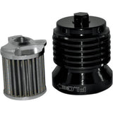 PC RACING  0712-0351 Oil Filter Flo® "Spin-On" Oil Filter - Black Anodized
