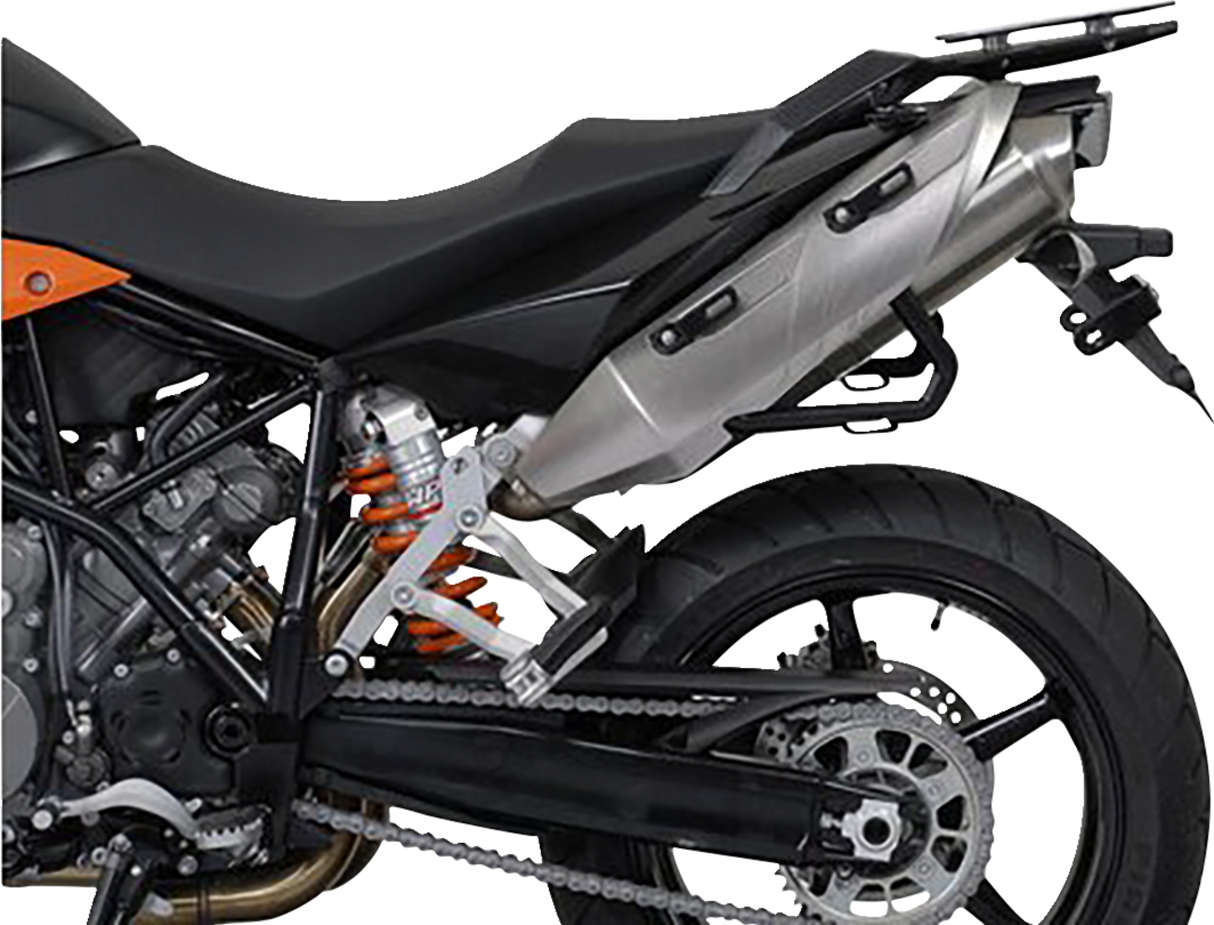 TRAX ADV Aluminum Case System - Black - KTM Super Moto 950/SMR 990/SMT 990 \'05-\'13 2005 - 2013
