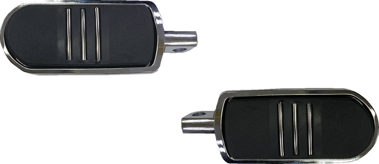 Sweeper Foot Pegs - Chrome - FX 1980 - 2023