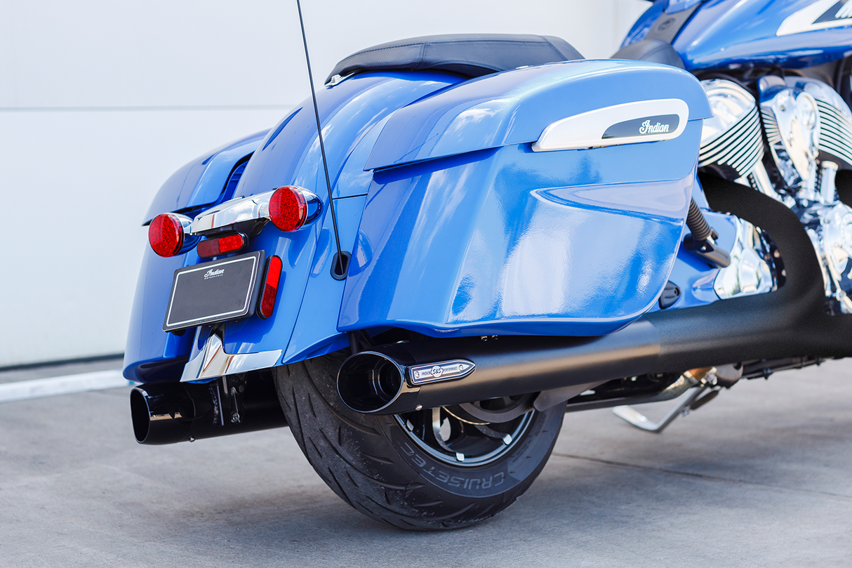 4\" Broadhead Slip-On Mufflers - Slash Cut - Black 2014 - 2022