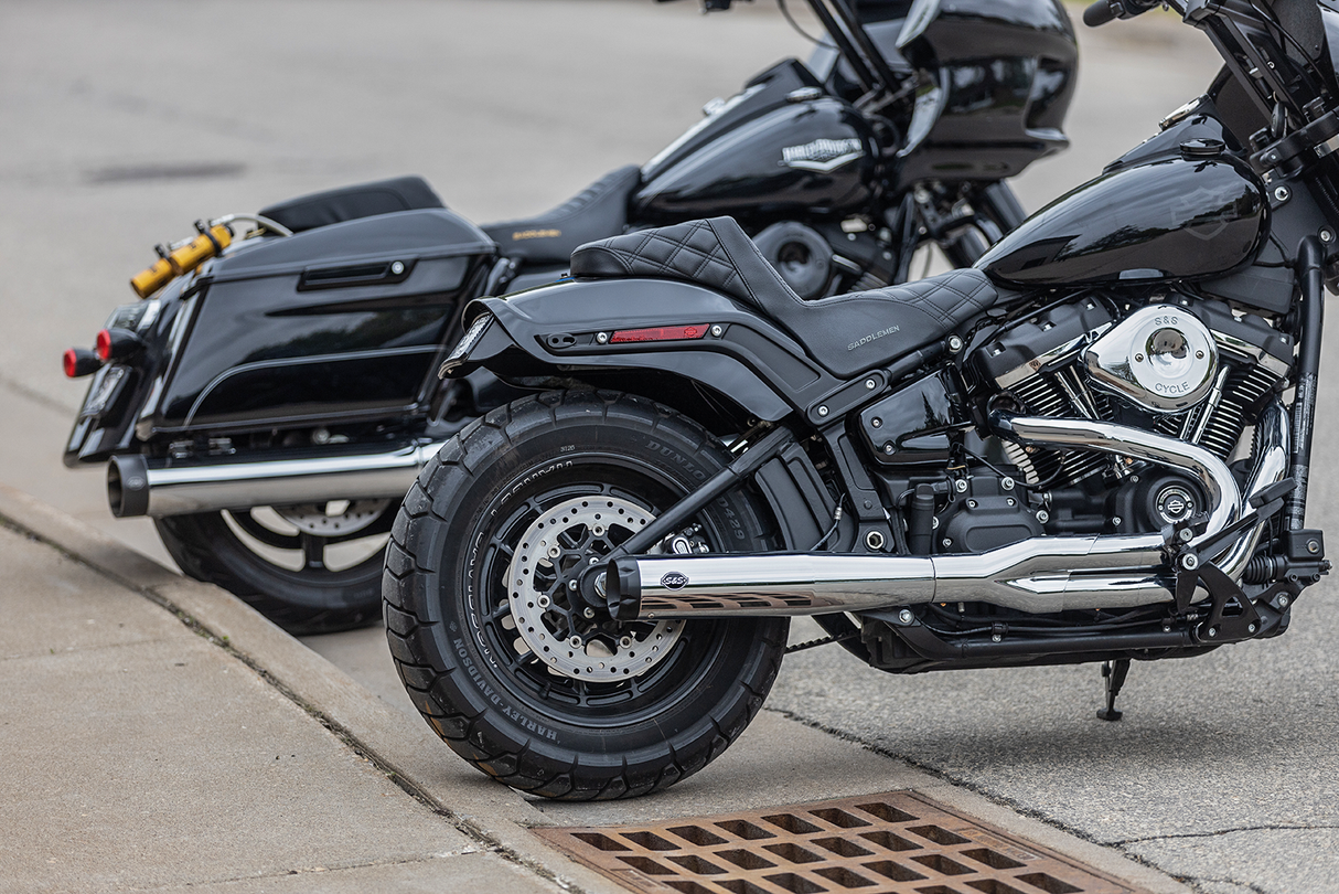 2:1 50 State Exhaust for M8 Softail - Chrome 2018 - 2022