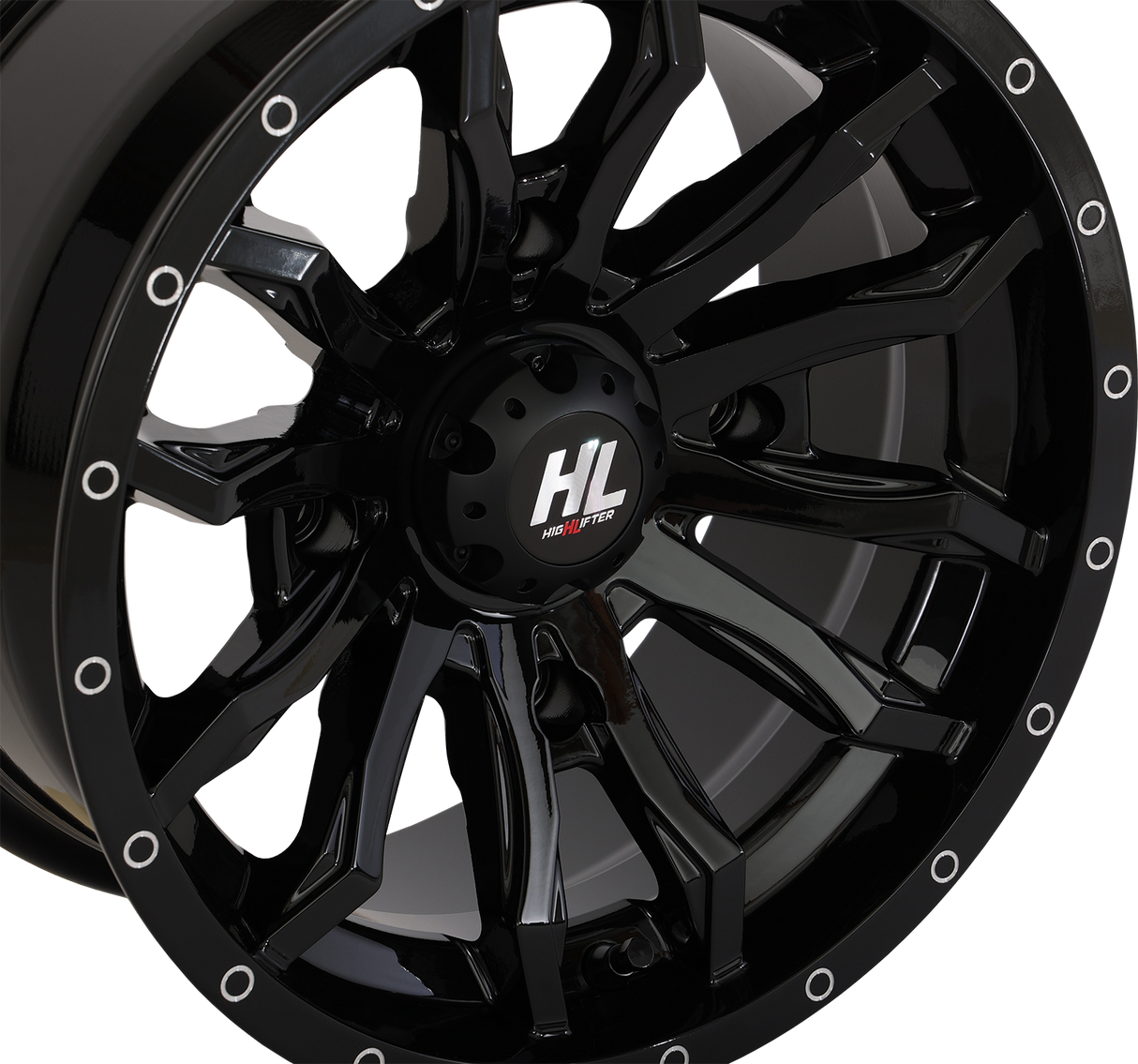 Wheel - HL21 - Front/Rear - Gloss Black - 14x7 - 4/137 - 4+3 (+10 mm) 1992 - 2024