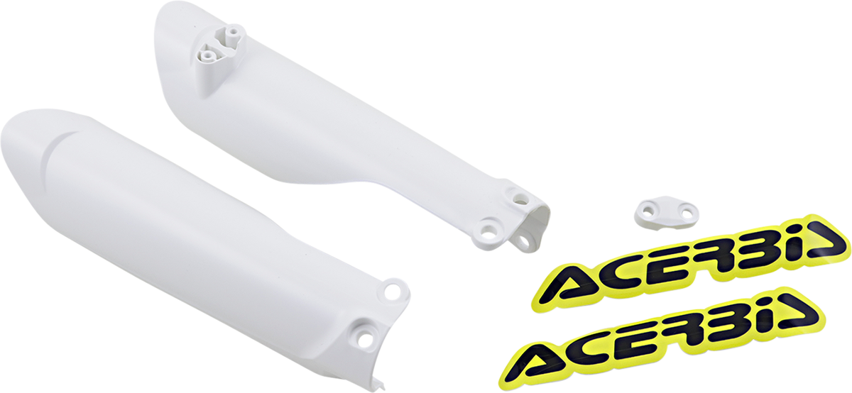 Lower Fork Covers for Inverted Forks - White 2019 - 2023