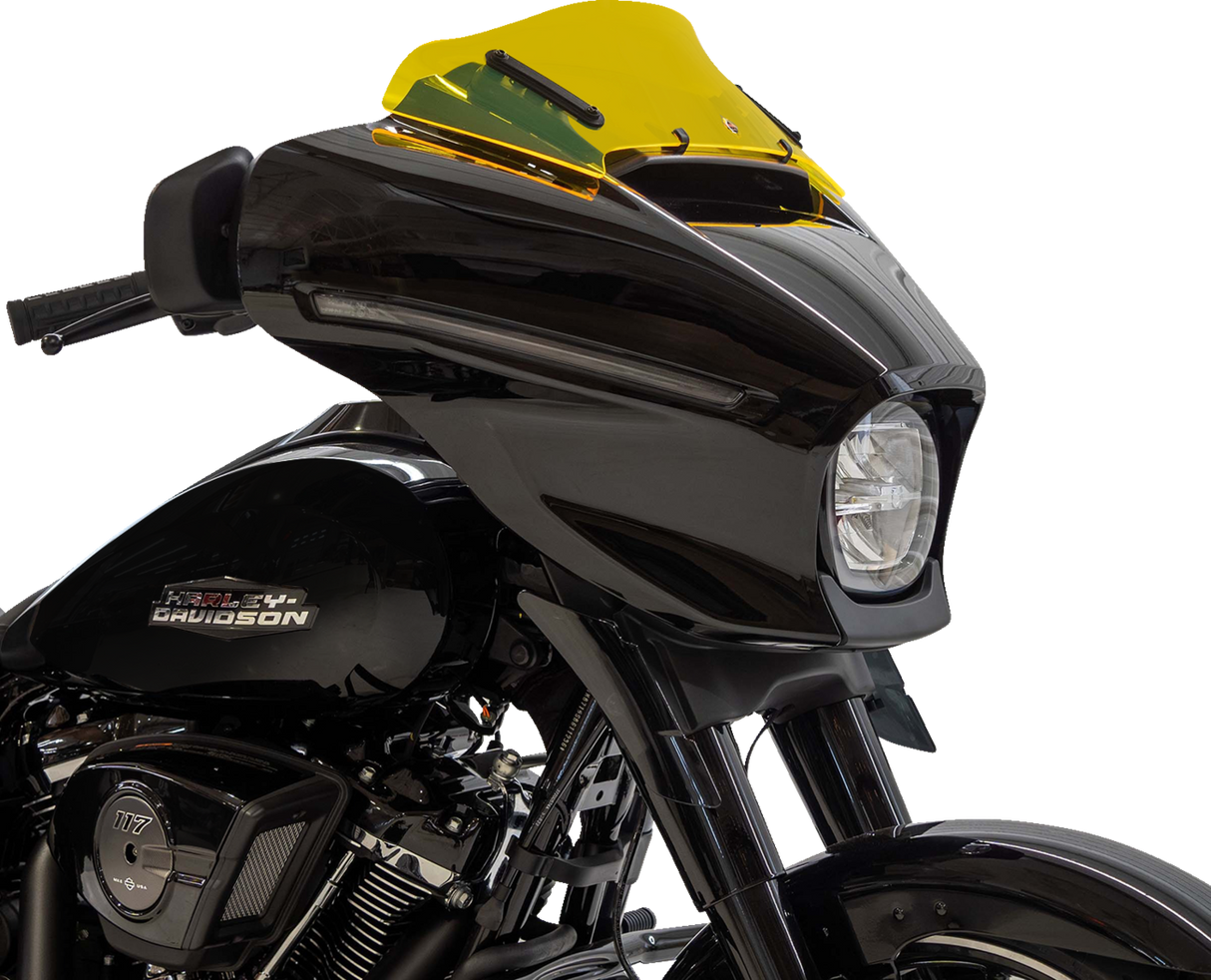 Kolor Flare™ Windshield - 6-1/2\" - Yellow Ice - FLHX 2023 - 2025