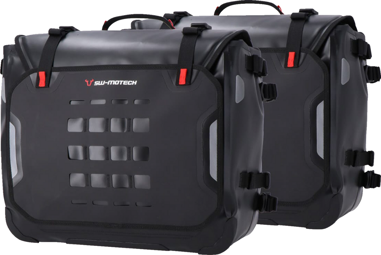 SysBag Side Bag System - Black - Suzuki V-Strom 650 \'11-\'16 2011 - 2016