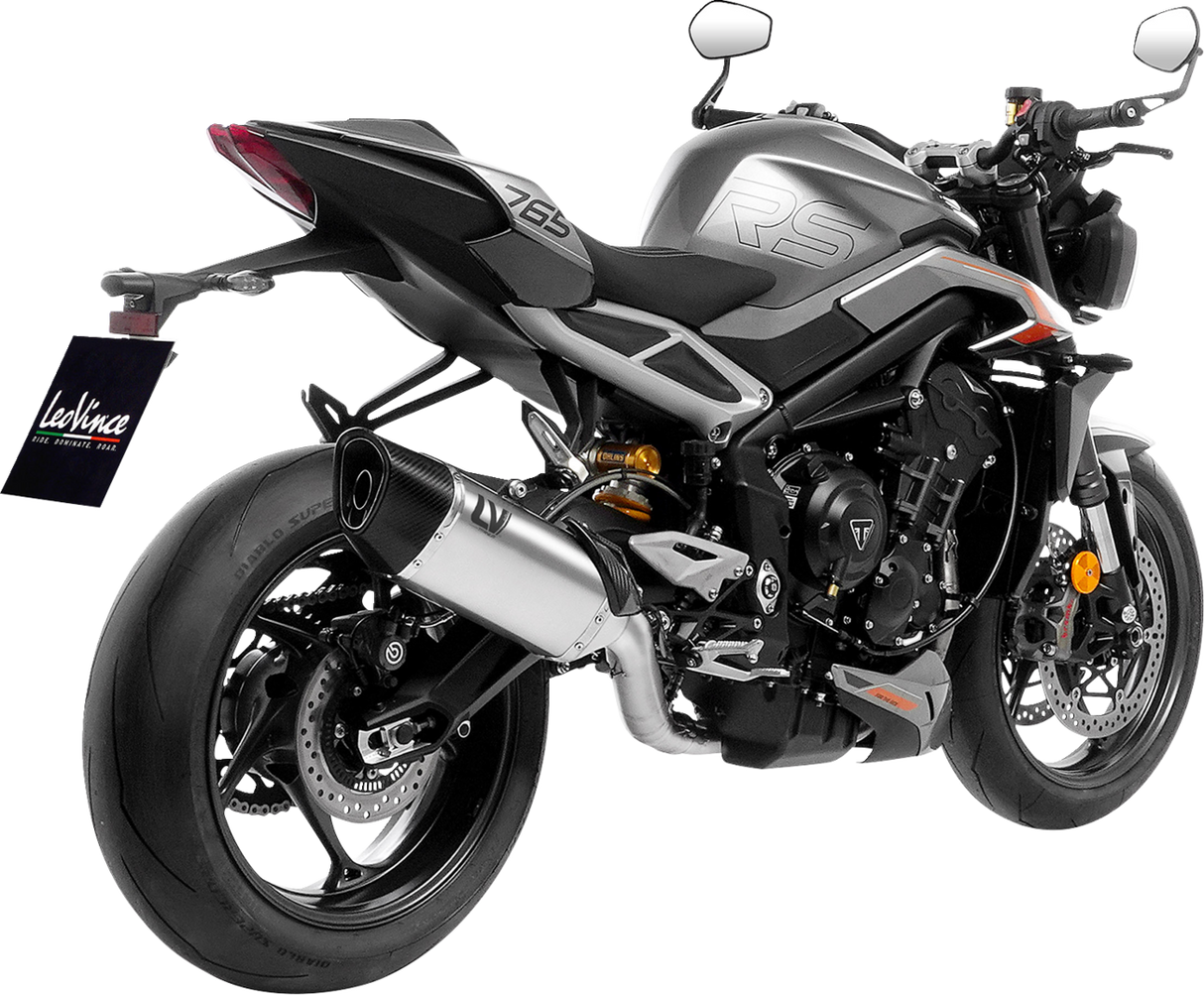 LV-14 R Exhaust System - Titanium - Triumph Street Triple 765 2023 - 2025