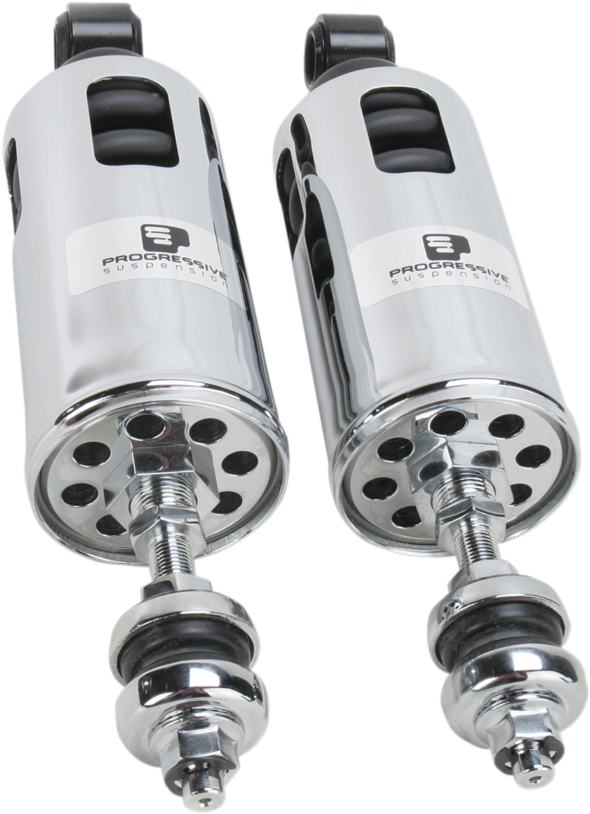 422 Series Adjustable Shocks - Chrome - Heavy-Duty 2000 - 2017