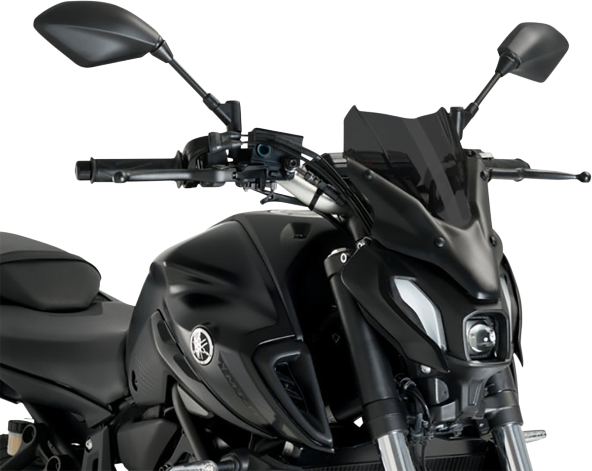 New Generation Windscreen - 12-1/2\" - Dark Smoke - MT-07 2021 - 2024