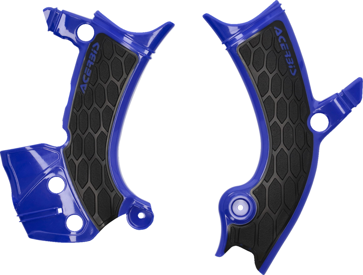 X-Grip Frame Guards - Blue/Black - YZ 250F/450F 2023 - 2024