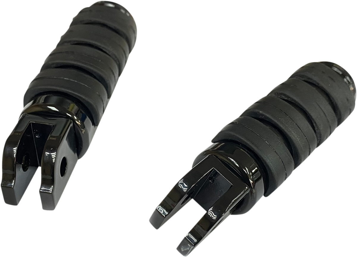 FML Soft-Ride Footpegs - Driver - Black - Softail 2018 - 2023