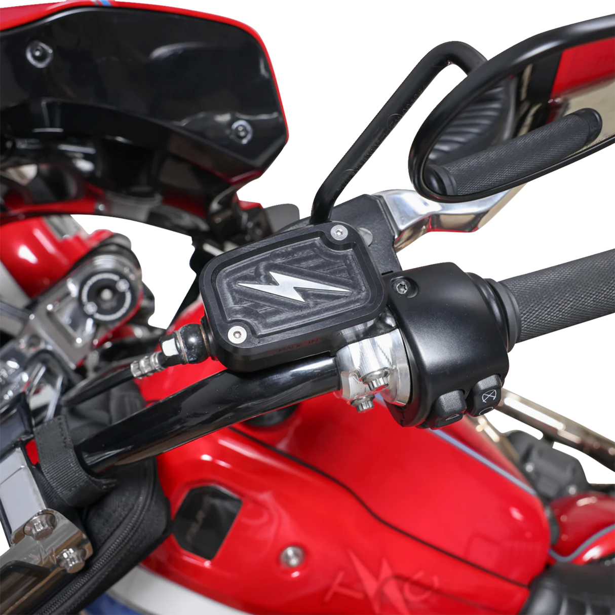 Master Cylinder Cover - Brake - Front - Black/Twice-Cut 2020 - 2024