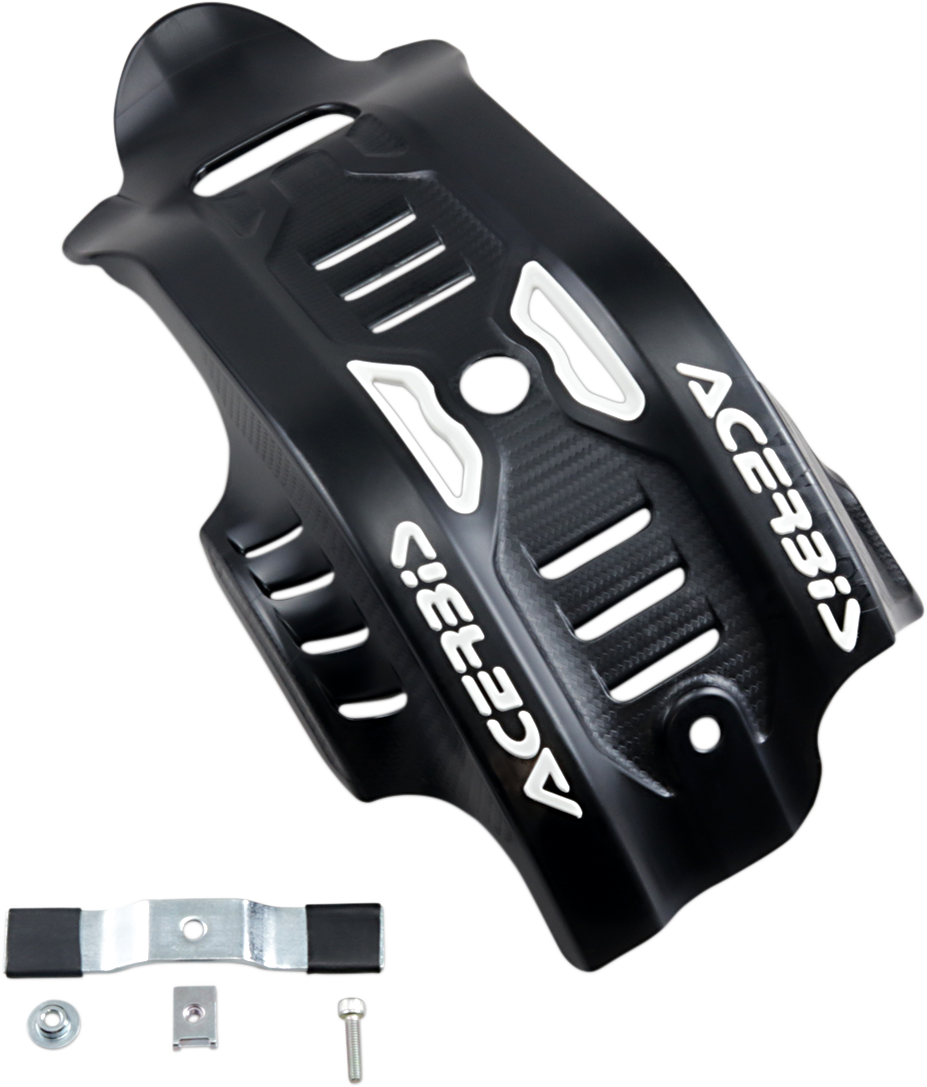 Skid Plate - Black/White - Gas Gas | Husqvarna | KTM 2019 - 2023