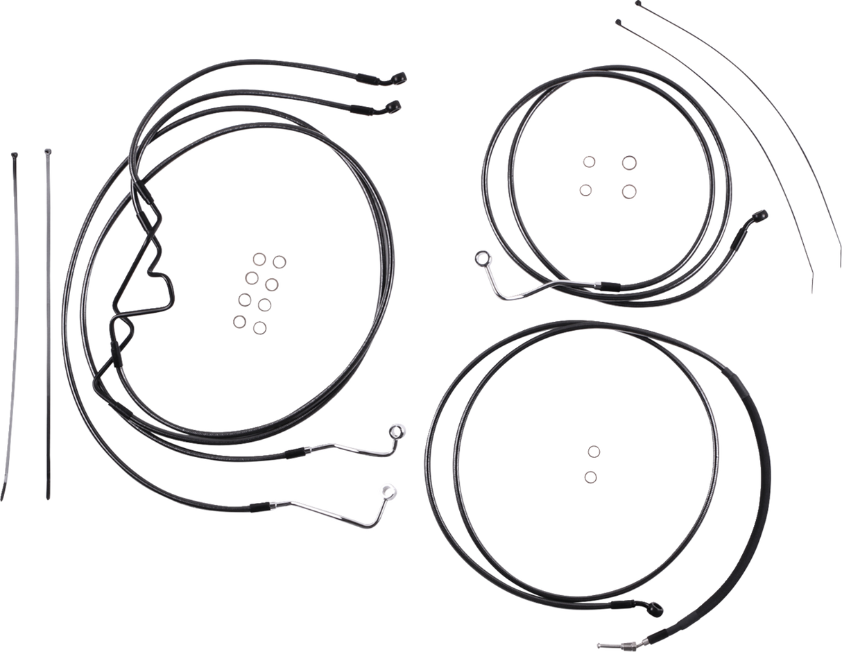 Black Pearl™ Designer Handlebar Installation Kit - 10\" - \'17-\'20 FLTR 2017 - 2020