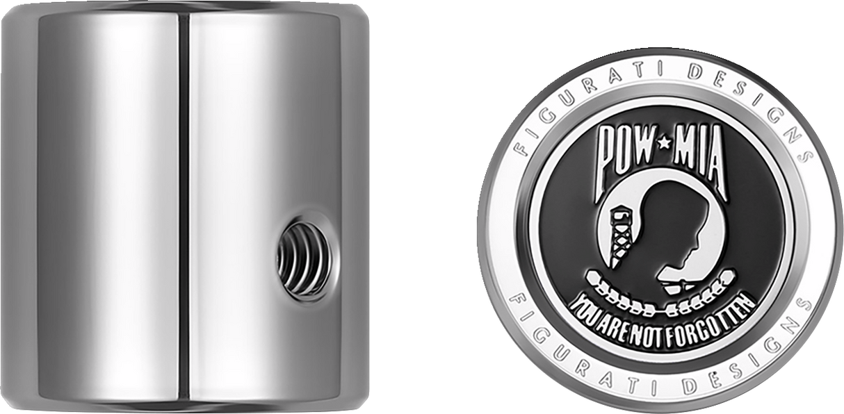 Heel-Toe Shifter Cover - POW MIA - Stainless Steel 1984 - 2022