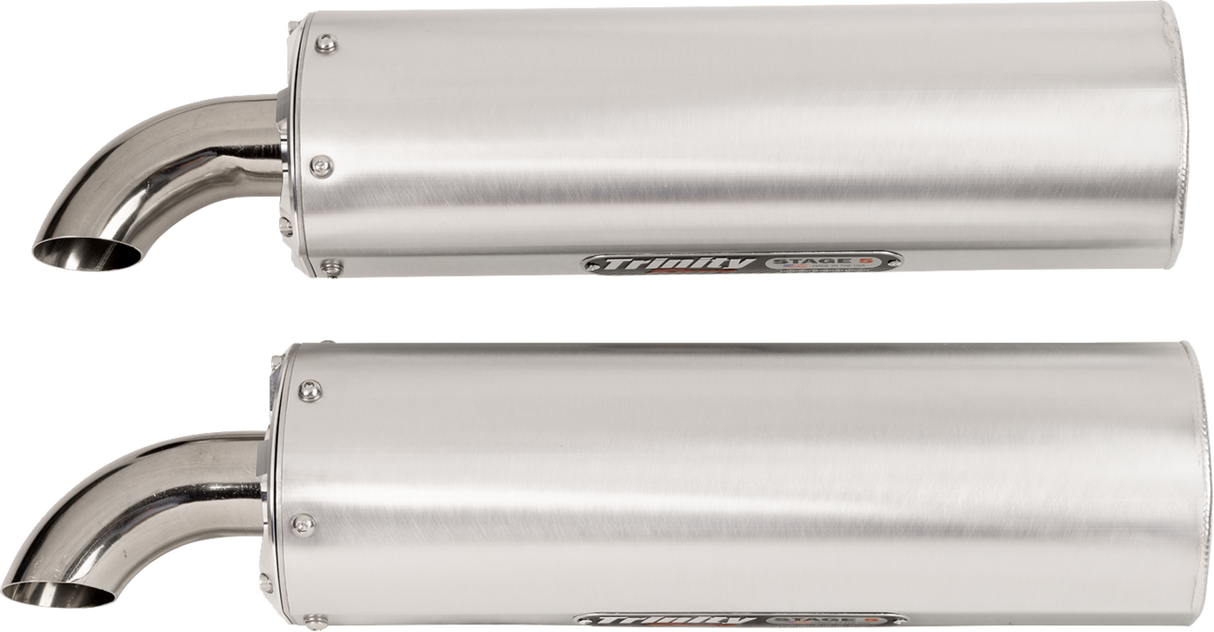 Full Dual Exhaust System - Brushed - RZR XP 1000 2024 - 2025
