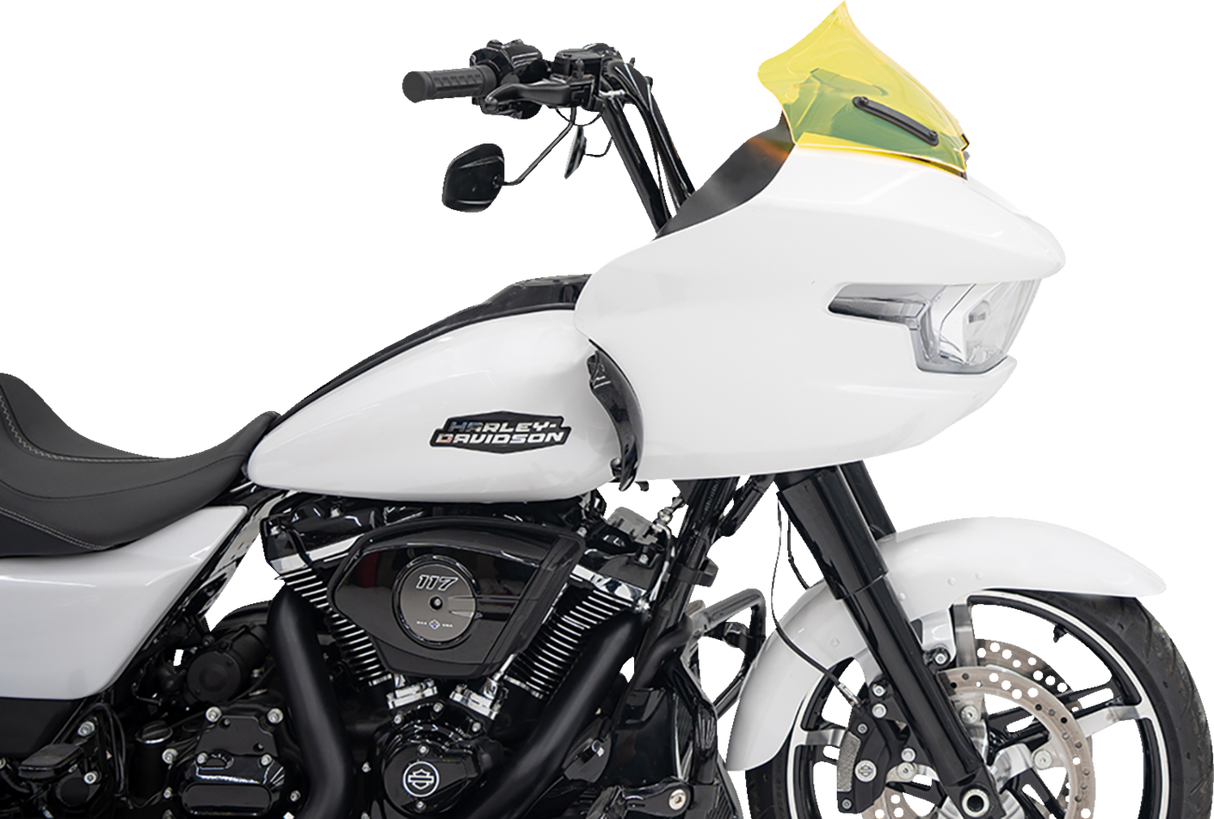 Kolor Flare™ Windshield - 10\" - Yellow Ice - FLTR 2023 - 2024