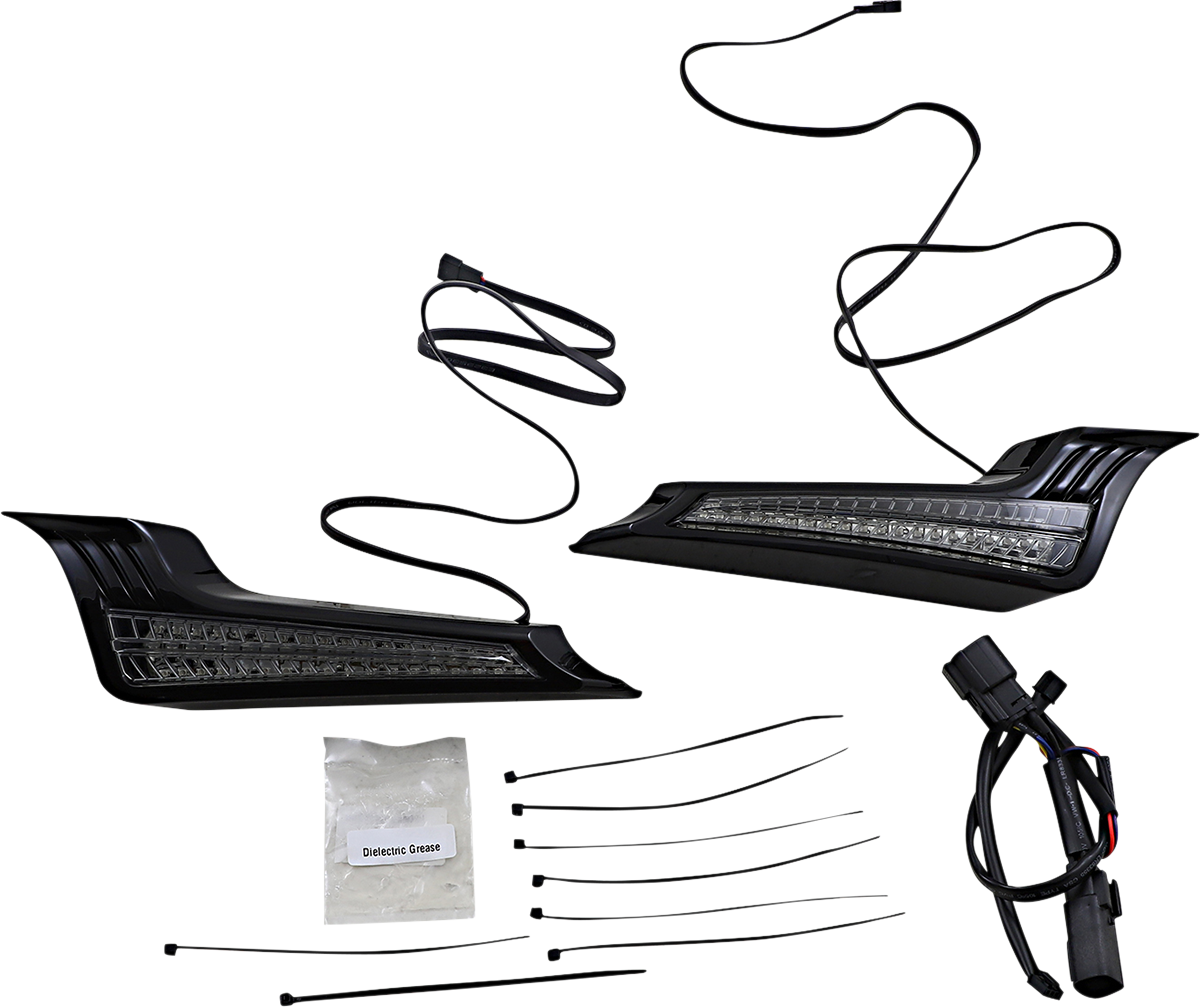 Filler Panel LED Lights - Black/Red 2014 - 2020