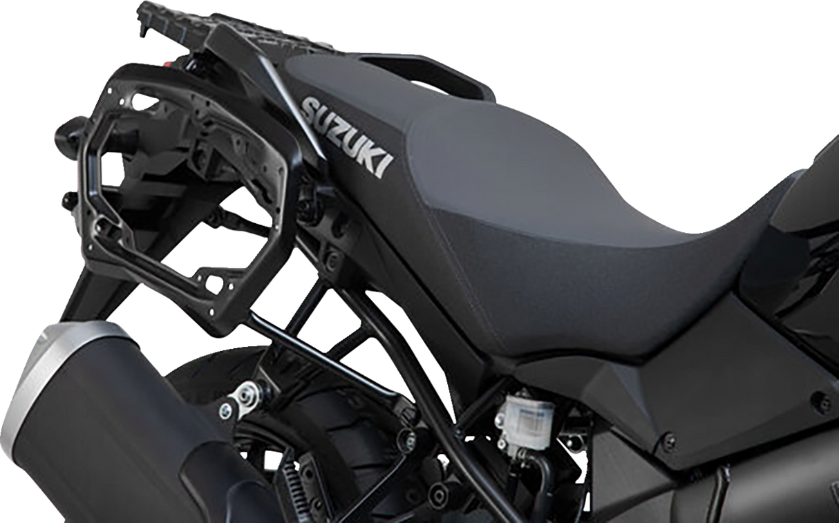 TRAX ADV Aluminum Case System - Black - Suzuki V-Strom 1000 \'14-\'19 2014 - 2019