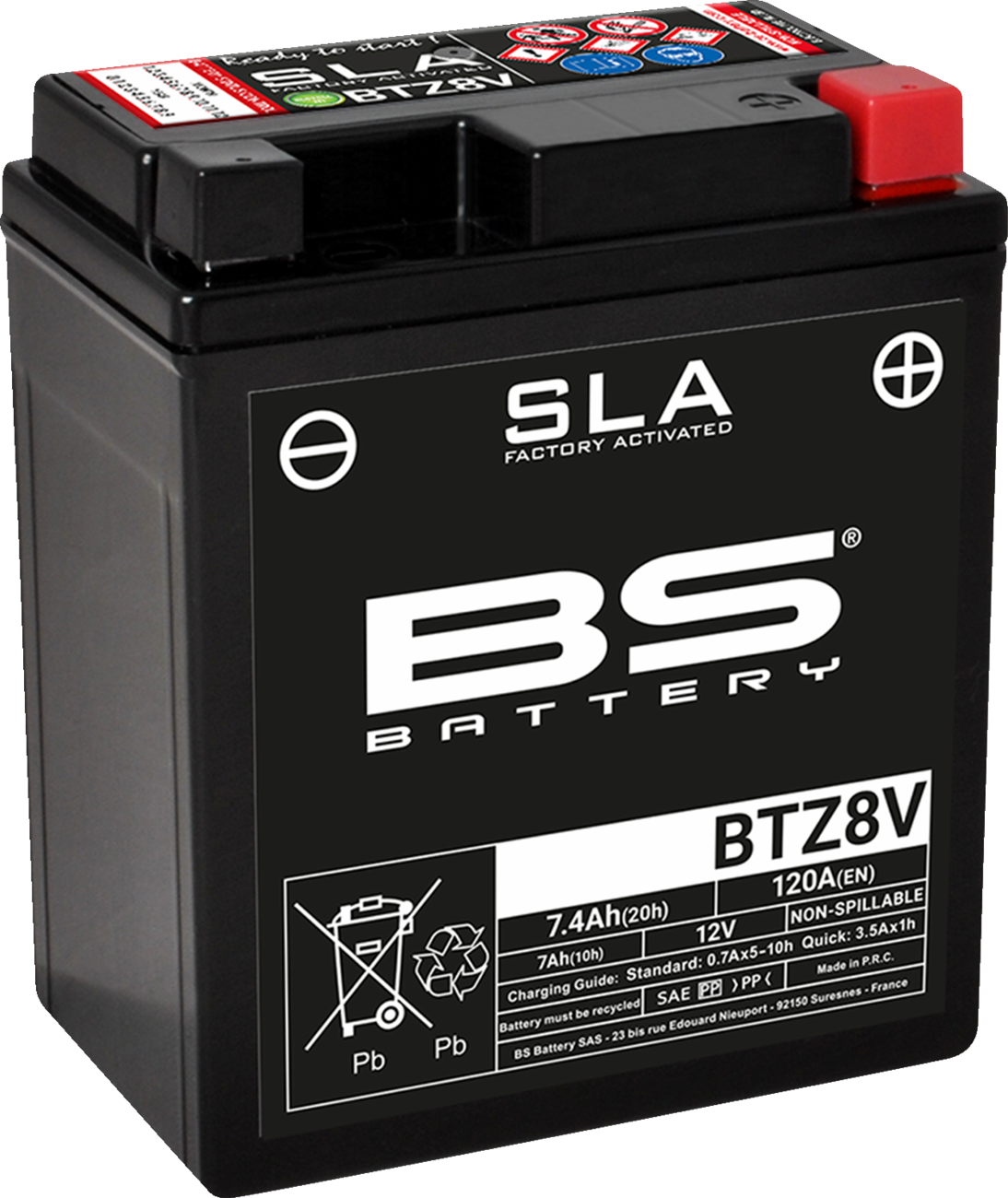 Battery - BTZ8V (YT) 2015 - 2023