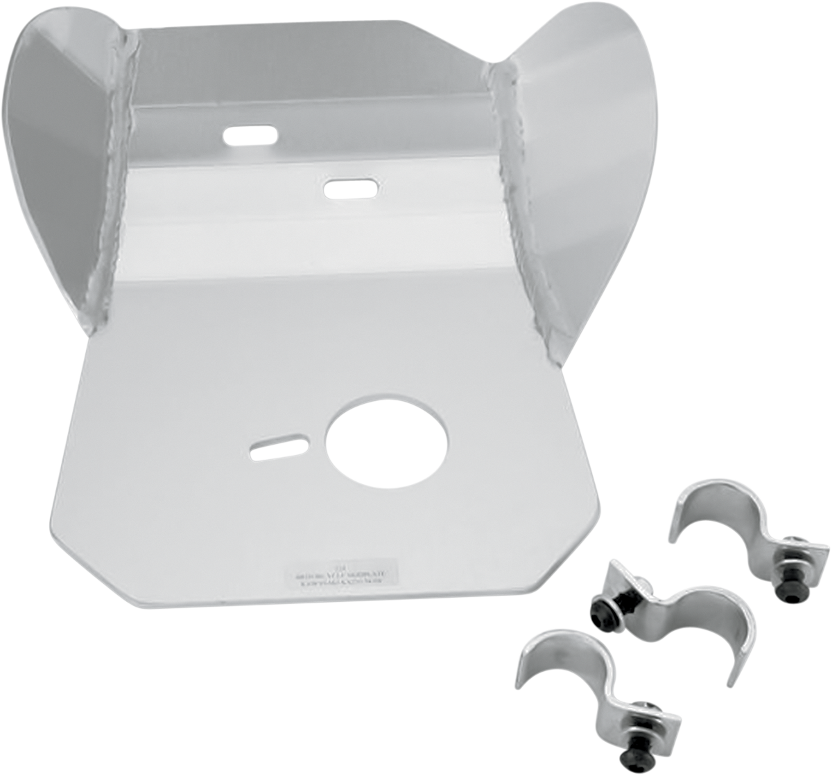 Skid Plate - Silver - Kawasaki - KX 250 1994 - 2004