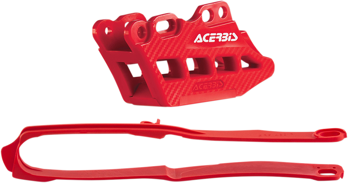 Chain Guide and Slider Kit - Honda CRF250R/CRF450R/RX - Red 2017 - 2019