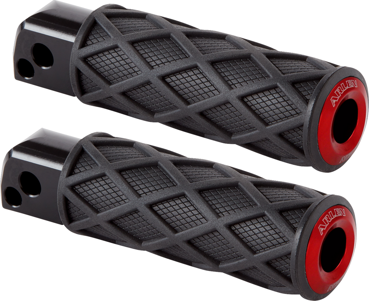 Diamond Footpegs - Passenger - Red 2018 - 2024